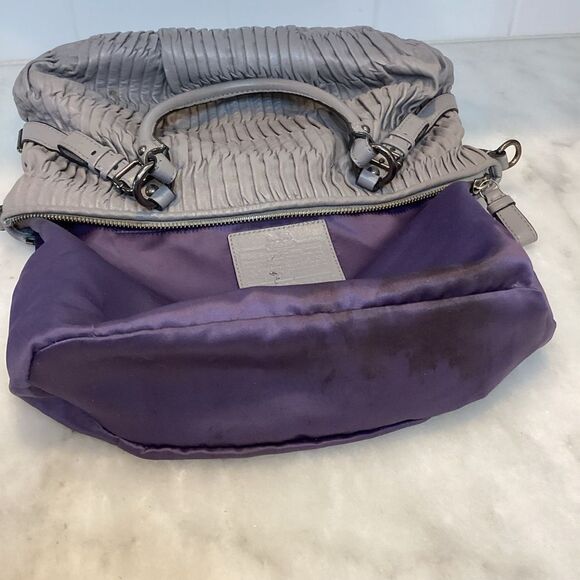 Coach Madison Sophia Gathered Leather Convertible Satchel - Picture 11 of 15